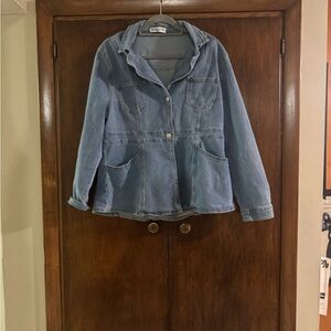 Revelation Indigo Denim Jacket Sz Large